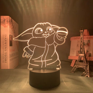 Star Wars Baby Yoda 2.0 Nightlight iLightBox 3D™ Lamp