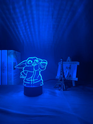Star Wars Baby Yoda 2.0 Nightlight iLightBox 3D™ Lamp