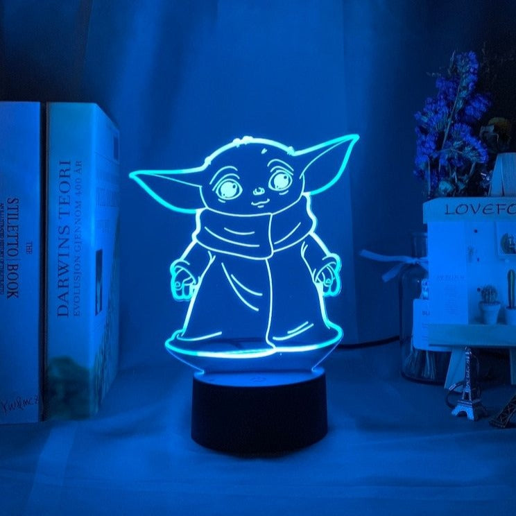 Star Wars Baby Yoda Nightlight iLightBox 3D™ Lamp