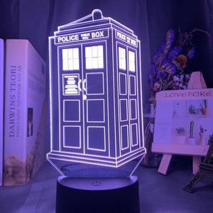 Doctor Who Call Box Nightlight iLightBox 3D™ - iLightBox 3D®