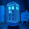 Doctor Who Call Box Nightlight iLightBox 3D™ - iLightBox 3D®