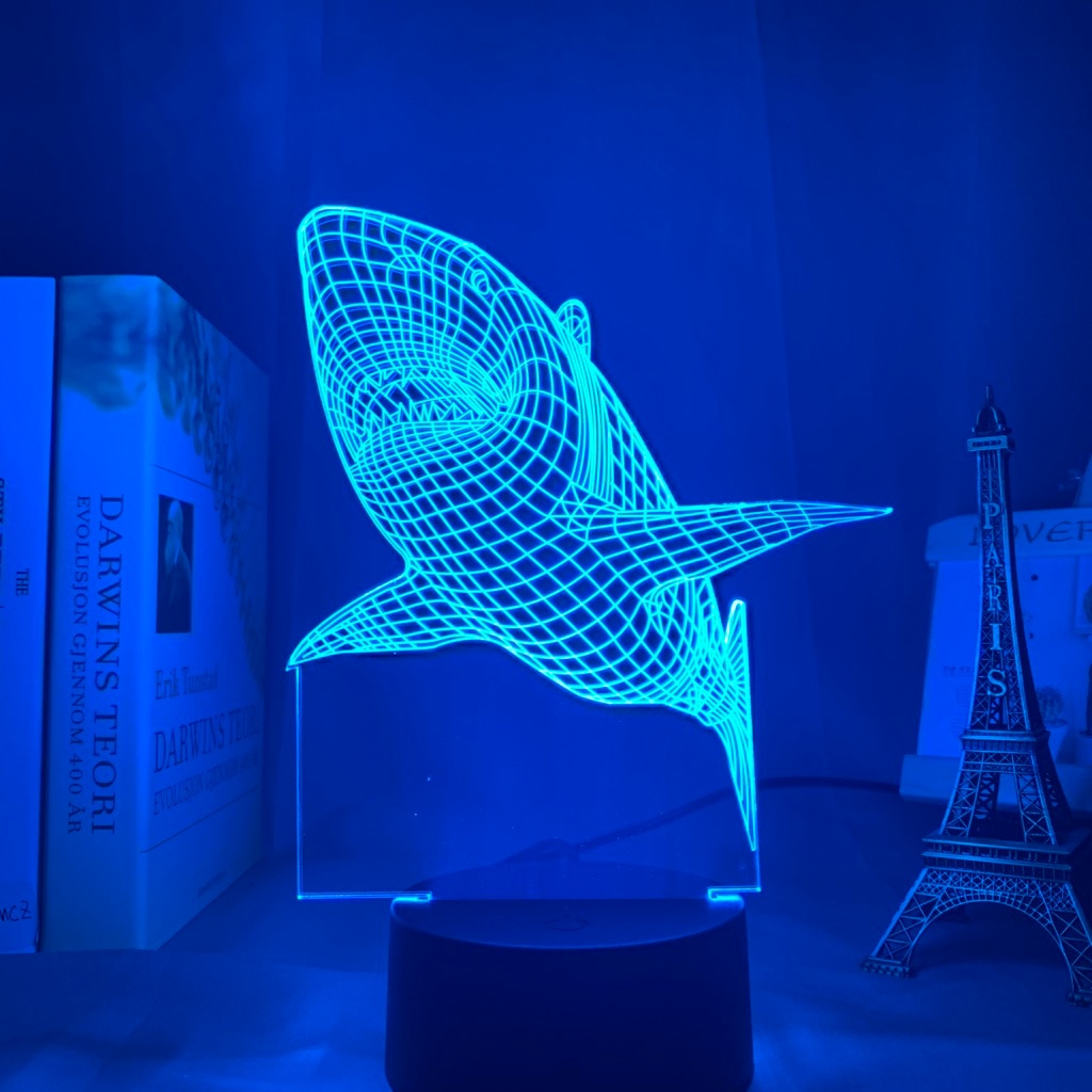 Shark Nightlight iLightBox 3D™ Lamp