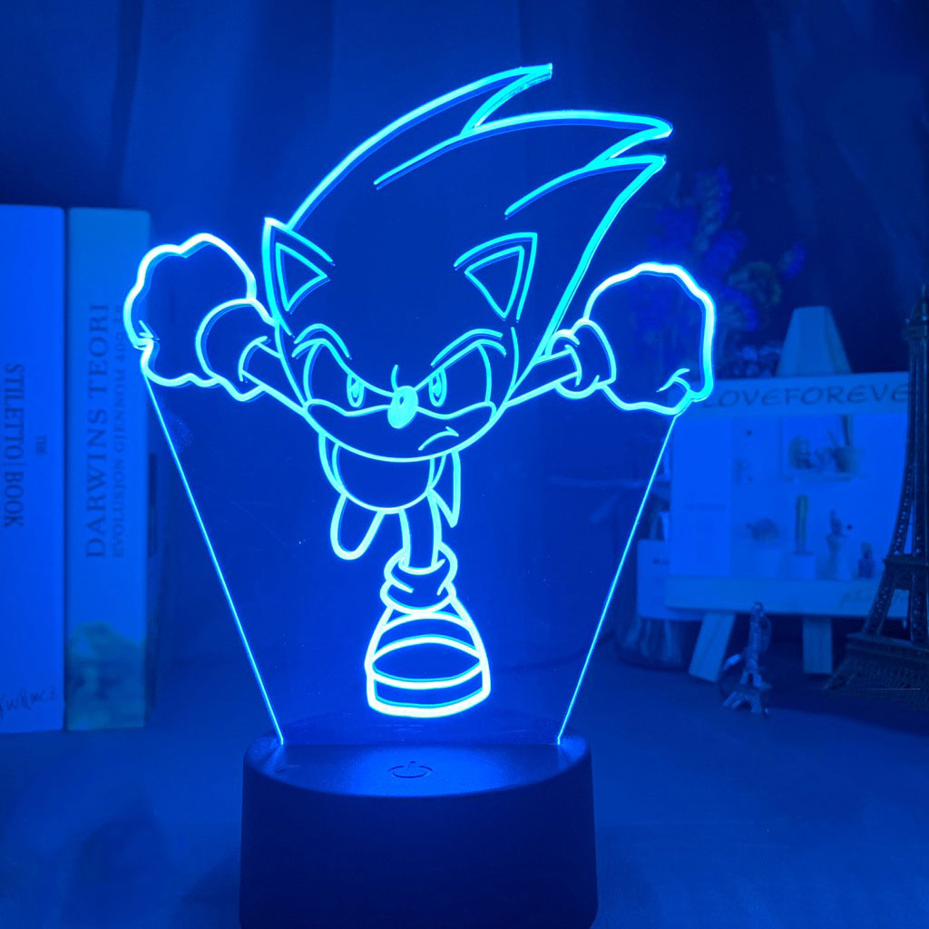 Sonic Running Nightlight iLightBox 3D™ Lamp