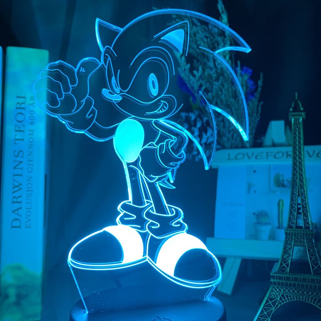 Sonic: The Hedgehog Nightlight iLightBox 3D™ Lamp