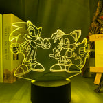 Sonic: The Hedgehog and Tails Nightlight iLightBox 3D™ Lamp