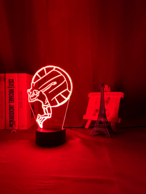 Women's Volleyball Nightlight iLightBox 3D™ Lamp