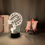 Women's Volleyball Nightlight iLightBox 3D™ Lamp