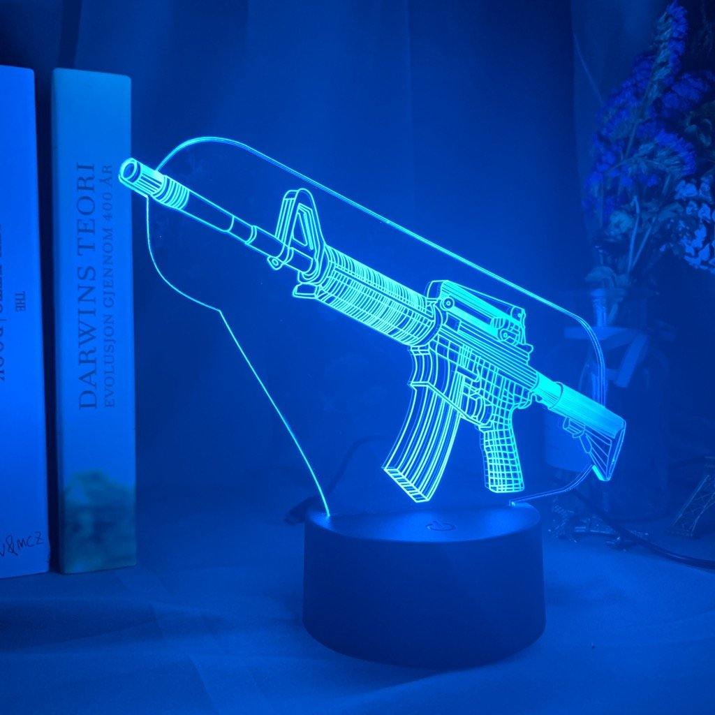 Call of Duty M4 Riffle Nightlight iLightBox 3D™ Lamp - iLightBox 3D®