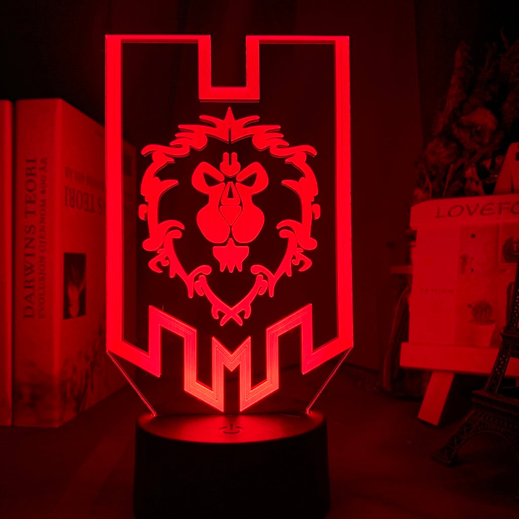 World of Warcraft: Alliance Flag Nightlight iLightBox 3D™