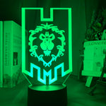 World of Warcraft: Alliance Flag Nightlight iLightBox 3D™