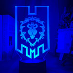 World of Warcraft: Alliance Flag Nightlight iLightBox 3D™