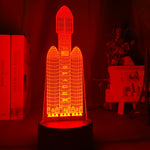 Rocketship 2.0 Nightlight iLightBox 3D™ Lamp