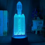 Rocketship 2.0 Nightlight iLightBox 3D™ Lamp
