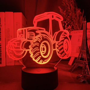 Cool Tractor Nightlight iLightBox 3D™ Lamp - iLightBox 3D®