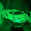 Lamborghini Car Nightlight iLightBox 3D™ Lamp - iLightBox 3D®