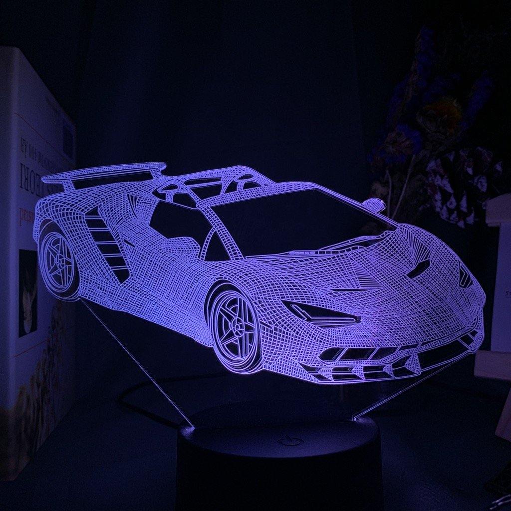 Lamborghini Car Nightlight iLightBox 3D™ Lamp - iLightBox 3D®