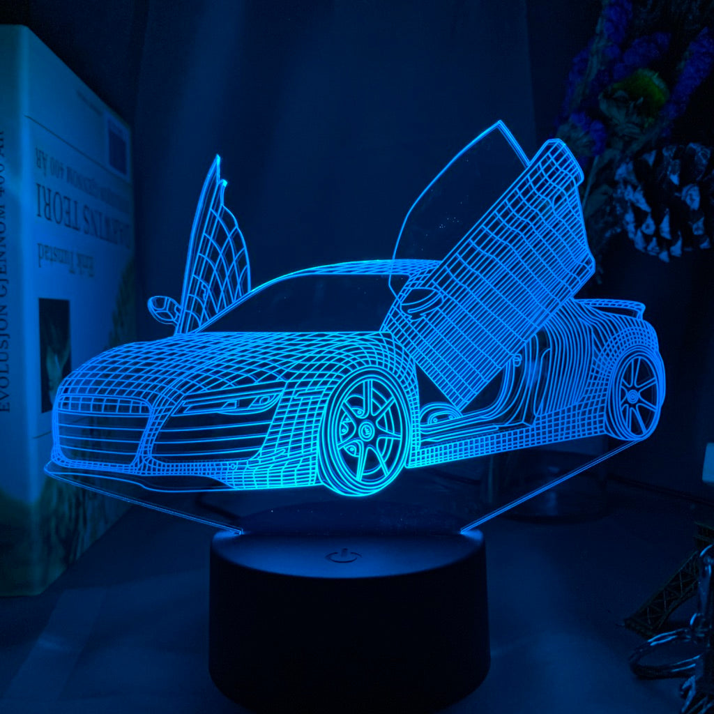 Sports Car Nightlight iLightBox 3D™ Lamp