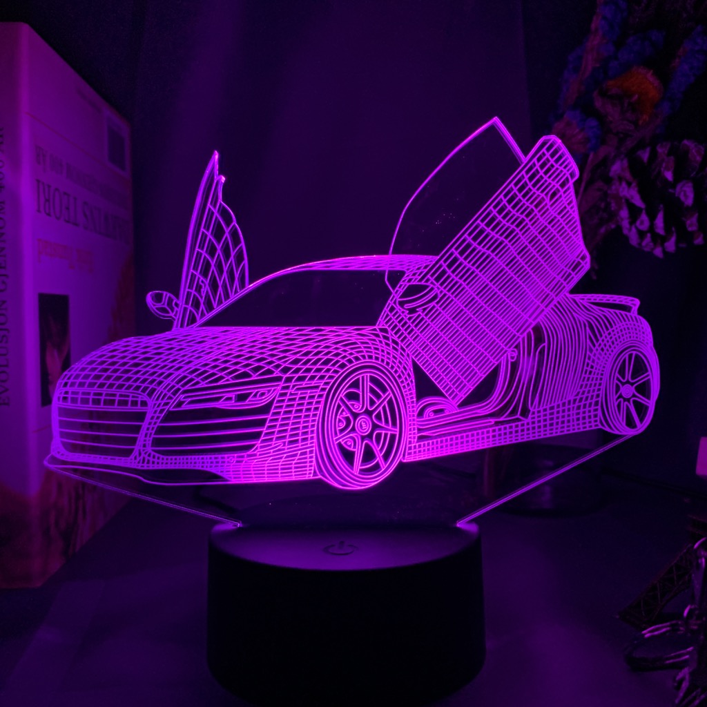 Sports Car Nightlight iLightBox 3D™ Lamp