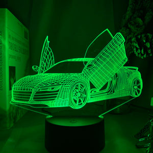 Sports Car Nightlight iLightBox 3D™ Lamp
