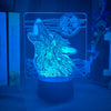 Moon Wolf Nightlight iLightBox 3D™ Lamp