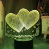 Hearts Hologram Nightlight iLightBox 3D™ Lamp - iLightBox 3D®