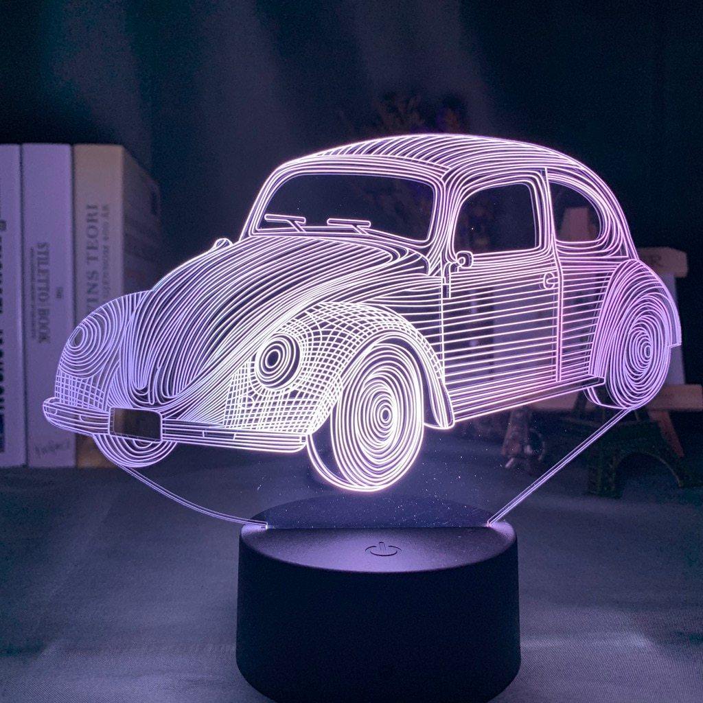 Beetle Car Nightlight iLightBox 3D™ Lamp - iLightBox 3D®