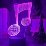 Eighth Notes Nightlight iLightBox 3D™ Lamp - iLightBox 3D®