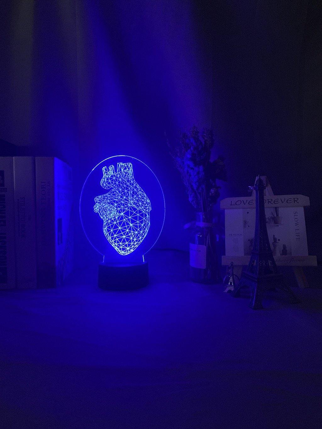 Heart Hologram Nightlight iLightBox 3D™ Lamp - iLightBox 3D®